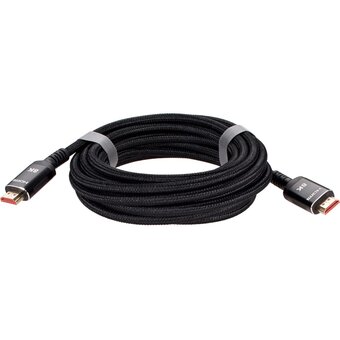  Кабель Vcom ACG859B-1.5 HDMI 19M/M, ver. 2.1 8KX60Hz Econom оплетка 1.5m iOpen 