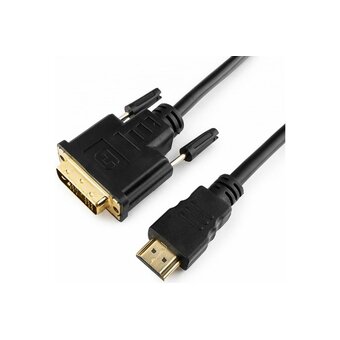  Кабель Gembird CC-HDMI-DVI-10MC HDMI-DVI 19M/19M 10м single link черный 