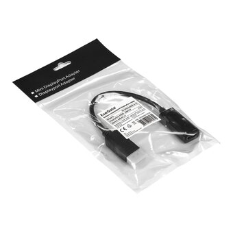  Кабель-переходник ExeGate EX-DPM-HDMIF-0.2 EX294707RUS DisplayPort-HDMI 20M/19F DP1.2 4K 60Hz 0,2м 