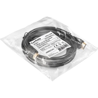  Кабель ExeGate EX-CC-HDMI2-2.0 EX294698RUS HDMI v2.0 19M/19M 2.0м 4K UHD Ethernet 