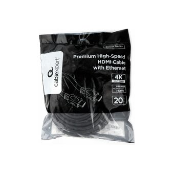  Кабель Cablexpert CC-HDMI4L-20M Light (19439) HDMI v2.0 19M/19M 20м черный 