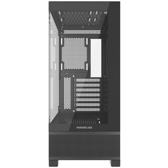  Корпус Powercase Luminous (CLB-L0), Tempered Glass, чёрный, ATX 