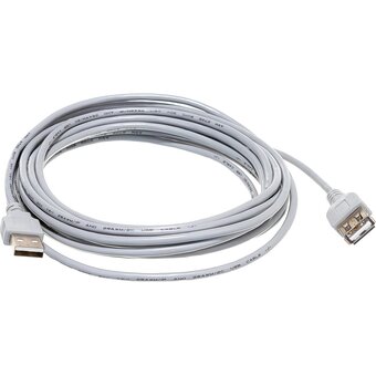  Кабель удлинительный Gembird CC-USB2-AMAF-15 USB 2.0 4.5м AM/AF, пакет 