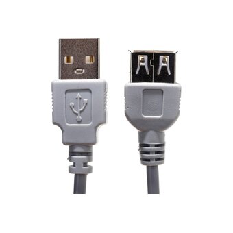  Кабель удлинительный Gembird CC-USB2-AMAF-15 USB 2.0 4.5м AM/AF, пакет 