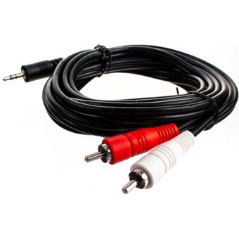  Кабель Perfeo J2004 Jack 3.5 мм вилка - 2xRCA вилка 3м 