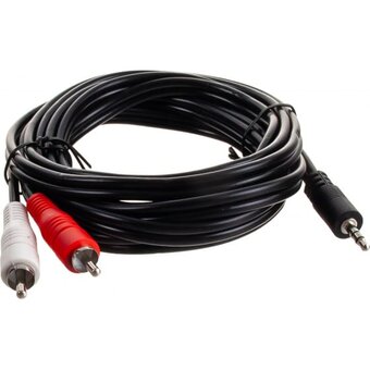  Кабель Perfeo J2004 Jack 3.5 мм вилка - 2xRCA вилка 3м 