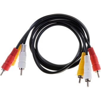  Кабель Perfeo R3102 3xRCA вилка - 3xRCA вилка 1м 