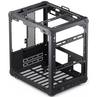  Корпус JONSBO C6 Handle Black без БП, mini-ITX, micro-ATX, черный 