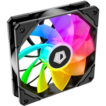  Вентилятор ID-COOLING TF-12025-Pro-ARGB Reverse 120x120x25мм (PWM, резиновые углы, ARGB, 500-1800об/мин) Box 