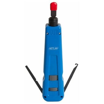  Инструмент для заделки витой пары NETLAN EC-CI-210B крепление Twist-Lock, с ножом 110/88 