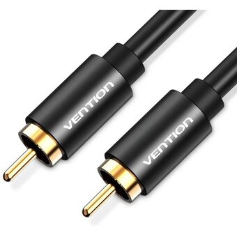  Кабель аудио Vention VAB-R09-B200 RCA M/RCA M 2м чёрный 
