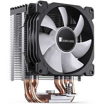  Кулер JONSBO CR-1400 E Black LGA1700/1200/115X/AM5/AM4 (TDP 180W, PWM, 92mm Dynamic Multi-Color LED Fan, 4 тепловые трубки, 4-pin) Retail 