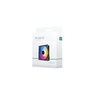  Вентилятор DEEPCOOL RF120FS, LED 120x120x25мм (PWM, Color LED подсветка, 500-1500об/мин) Retail 