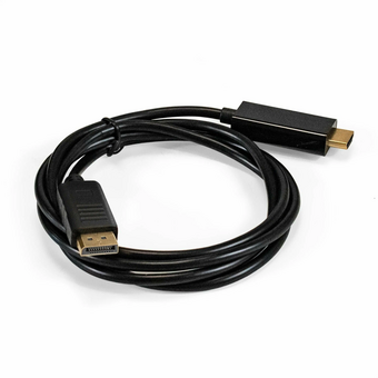 Кабель ExeGate EX-CC-DP-HDMI-1.5 EX294709RUS DisplayPort-HDMI 20M/19M 1,5м 