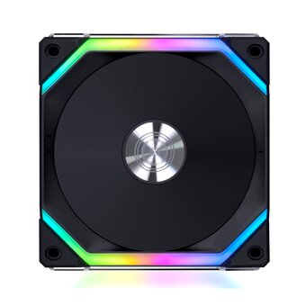  Вентилятор Lian Li Uni Fan SL120 V2 Black /UF-SL120V2-1B/ (G99.12SLV21B.R0) 120x120x28мм (PWM, ARGB, 250-2000 об/мин, 29.2dBa) 