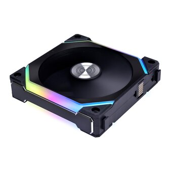  Вентилятор Lian Li Uni Fan SL120 V2 Black /UF-SL120V2-1B/ (G99.12SLV21B.R0) 120x120x28мм (PWM, ARGB, 250-2000 об/мин, 29.2dBa) 