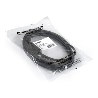  Кабель Exegate EX284917RUS DisplayPort(20M)-HDMI(19M), экранированный, 3 м, черный 