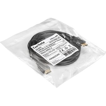  Кабель ExeGate EX-CC-HDMI-1.5F EX294688RUS HDMI v1.4b 19M/19M 1.5м 