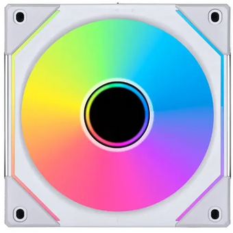  Вентилятор Lian Li Uni Fan SL-INF 120 Reverse White /UF-RSLIN120-1W/ (G99.12RSLIN1W.R0) 120x120x25мм (PWM, ARGB, 200-2100 об/мин, 29dBa) 