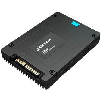  SSD Crucial Micron 7450 Pro MTFDKCC7T6TFR-1BC1ZABYYR, 7680GB, U.3(2.5" 15mm), NVMe, PCIe 4.0 x4, 3D TLC, R/W 6800/5 
