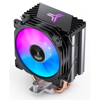  Кулер JONSBO CR-1400 E Black LGA1700/1200/115X/AM5/AM4 (TDP 180W, PWM, 92mm Dynamic Multi-Color LED Fan, 4 тепловые трубки, 4-pin) Retail 