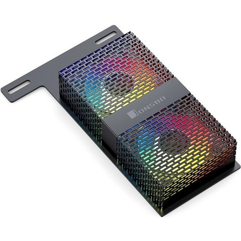  Радиатор для оперативной памяти JONSBO NF-2 ARGB Black (2x50mm ARGB FAN, черный, 4-pin, 3-pin 5V) 