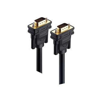  Кабель UGREEN VG101 11646 VGA Male to Male Cable 2m Black 