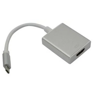  Кабель-адаптер Exegate EX-CM-HDMIF-0.15 EX284937RUS Type C-HDMI USB Type C/19F 0,15м 