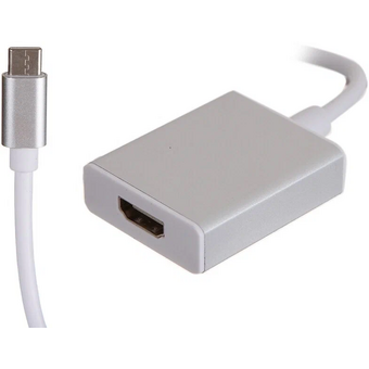  Кабель-адаптер Exegate EX-CM-HDMIF-0.15 EX284937RUS Type C-HDMI USB Type C/19F 0,15м 