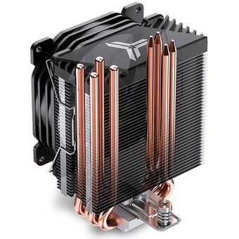  Кулер JONSBO CR-1400 E Black LGA1700/1200/115X/AM5/AM4 (TDP 180W, PWM, 92mm Dynamic Multi-Color LED Fan, 4 тепловые трубки, 4-pin) Retail 