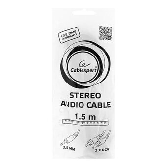  Кабель аудио Gembird CCA-458 джек3.5/2xRCA 1.5м 