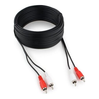 Кабель аудио Cablexpert CCA-2R2R-15M 2xRCA/2xRCA 15м 