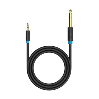  Кабель аудио Vention BABBG Jack 6,5 mm M/3,5 M 1,5м 