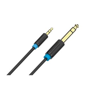  Кабель аудио Vention BABBG Jack 6,5 mm M/3,5 M 1,5м 