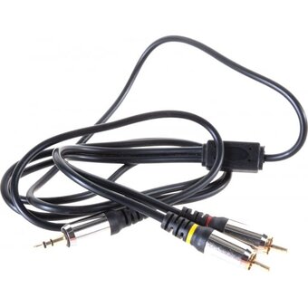  Кабель аудио Cablexpert CCAB-02-35M2RM-1.5MB 3.5 джек(M)/2х RCA (M) черный 1.5м 