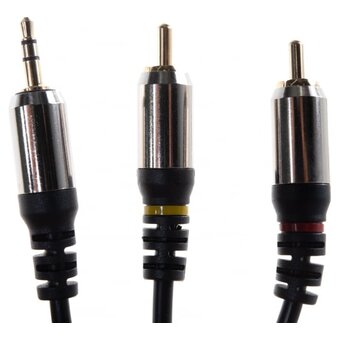 Кабель аудио Cablexpert CCAB-02-35M2RM-1.5MB 3.5 джек(M)/2х RCA (M) черный 1.5м 