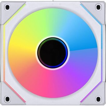  Вентилятор Lian Li Uni Fan SL120 V2 Reverse White /UF-RSL120V2-1W/ (G99.12RSLV21W.R0) 120x120x28мм (PWM, ARGB, 250-2000 об/мин, 29.2dBa) 