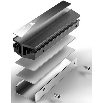  Радиатор для SSD M.2 2280 JONSBO M.2 (серый) 