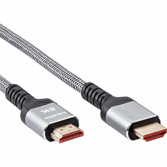  Кабель Vcom ACG859A-2.0 HDMI 19M/M, ver. 2.1 8KX60Hz Econom оплетка 2m iOpen 
