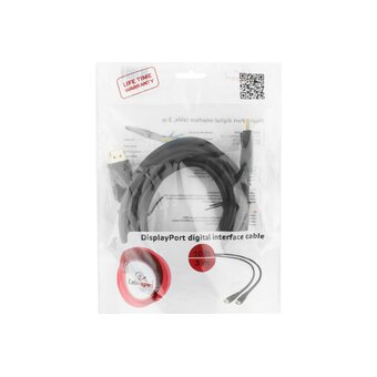  Кабель Gembird/Cablexpert CC-DP2-10 DisplayPort v1.2 20M/20M 3м черный 