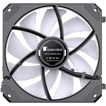  Вентилятор JONSBO ZG-120BR(3 in 1) Black 120х120х25мм Reverse (ARGB LED, 500-1500об/мин, обратный поток, черный) Retail 