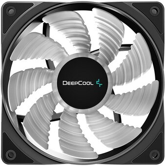  Вентилятор DEEPCOOL RF120FS LED 120x120x25мм (PWM, Color LED подсветка, 500-1500об/мин) Retail 