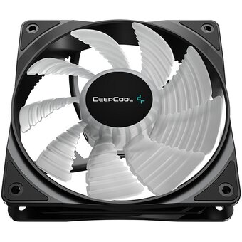  Вентилятор DEEPCOOL RF120FS, LED 120x120x25мм (PWM, Color LED подсветка, 500-1500об/мин) Retail 