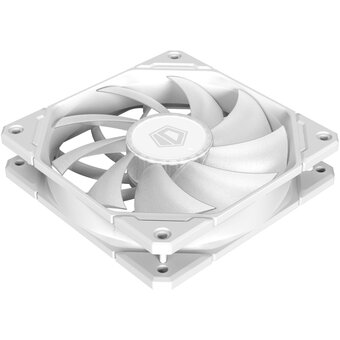  Вентилятор ID-COOLING TF-12025-Pro-ARGB-Trio White (3 in 1) 120x120x25мм (PWM, резиновые углы, белый, ARGB, 500-1800об/мин) Box 
