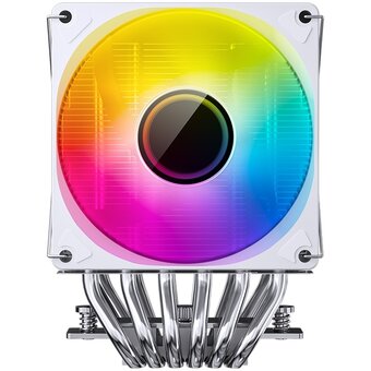 Кулер JONSBO CR-1400 DV2 White LGA1700/1200/115X/AM5/AM4 (TDP 220W, PWM, 92mm ARGB Fan*2, 6 тепловых трубкок, белый, 4-pin) Retail 