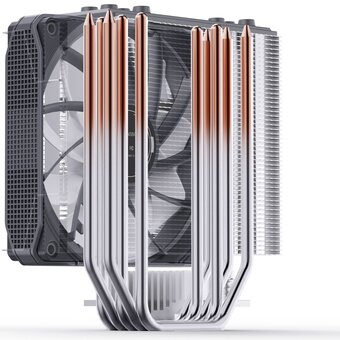  Кулер JONSBO Pisa A5 ARGB Gray LGA1700/1200/115X/AM5/AM4 (TDP 265W, PWM, 120mm ARGB Fan, 5 тепловых трубок, 4-pin) Retail 