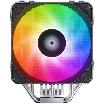  Кулер JONSBO Pisa A5 ARGB Gray LGA1700/1200/115X/AM5/AM4 (TDP 265W, PWM, 120mm ARGB Fan, 5 тепловых трубок, 4-pin) Retail 