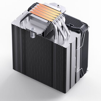  Кулер JONSBO Pisa A5 ARGB Gray LGA1700/1200/115X/AM5/AM4 (TDP 265W, PWM, 120mm ARGB Fan, 5 тепловых трубок, 4-pin) Retail 