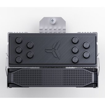  Кулер JONSBO Pisa A5 ARGB Gray LGA1700/1200/115X/AM5/AM4 (TDP 265W, PWM, 120mm ARGB Fan, 5 тепловых трубок, 4-pin) Retail 