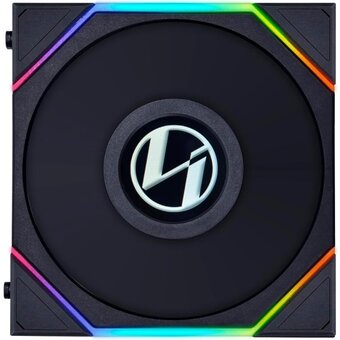  Вентилятор Lian Li Uni Fan TL LCD 120 Black /12TLLCD1B/ (G99.12TLLCD1B.R0) 120x125x28мм (1.6” LCD дисплей, PWM, ARGB, 200-1900 об/мин, 27dBa) 